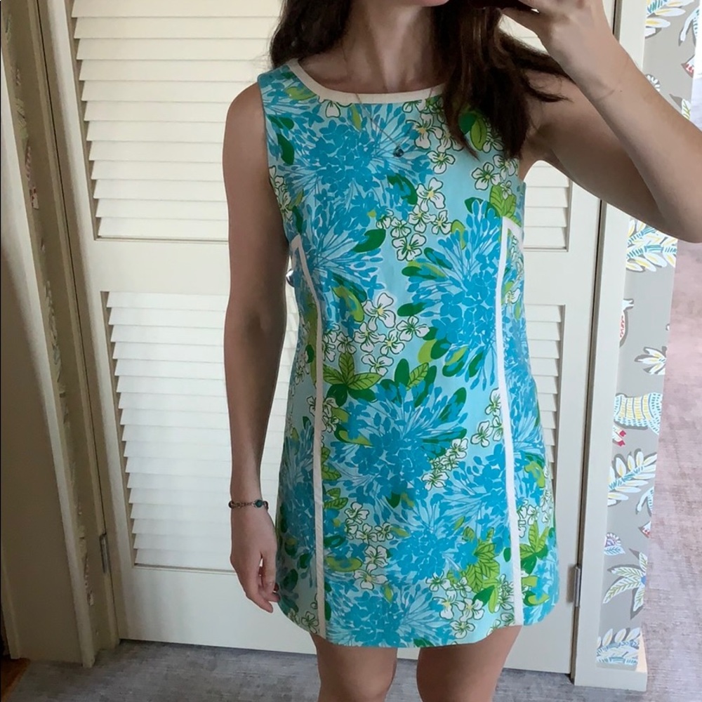 LILLY PULITZER WHITE LABEL skye blue exbloomsion